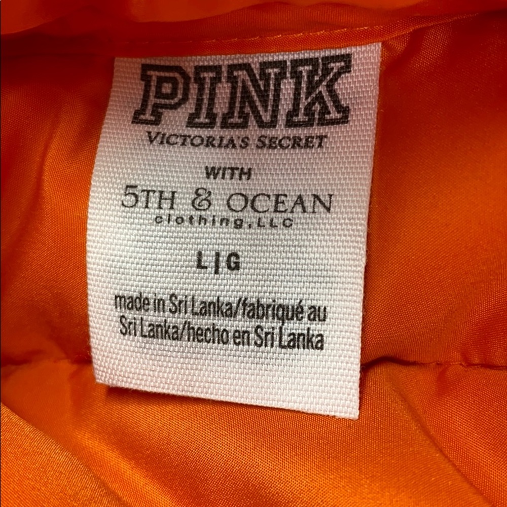 NWOT PINK Victoria’s Secret Florida Gator Puffer Vest - Picture 11 of 12